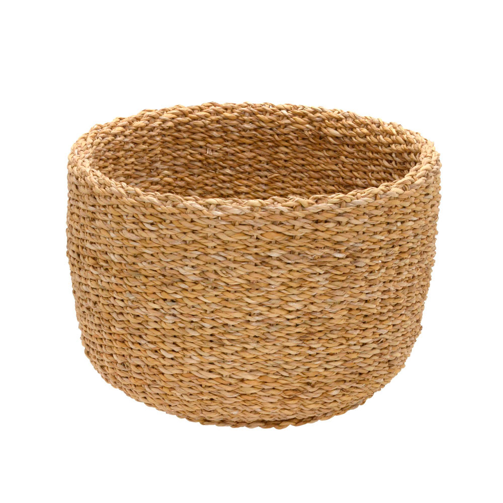 Cesta Decorativa em Rattan Espressione IV Marrom