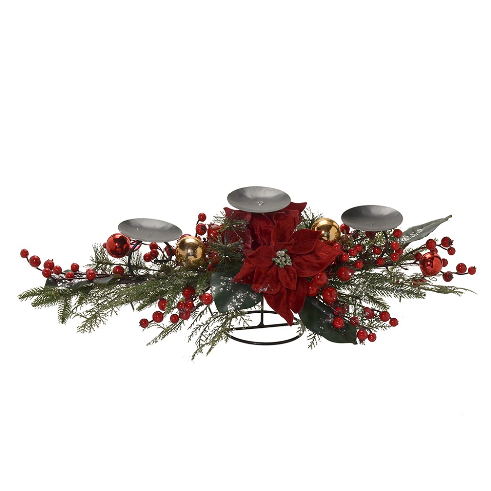 Candelabro Decorado 3 Velas II Colorido