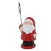 Enfeite Natalino Espressione Papai Noel Porta-Cartão Vermelho e Branco 12 cm