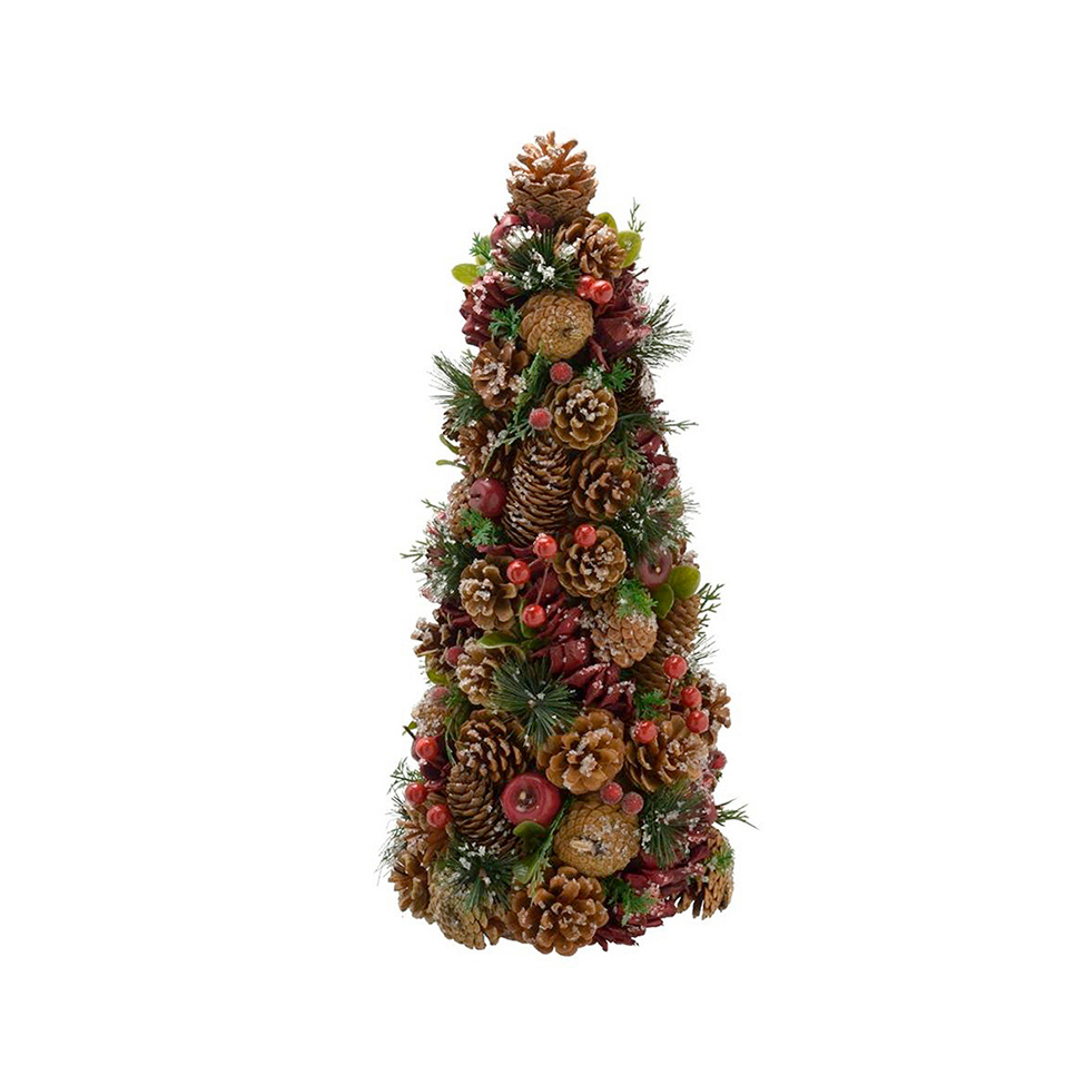 Miniárvore Natalina Espressione Verde e Marrom 52 cm