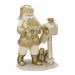 Papai Noel Decorativo I Dourado e Branco