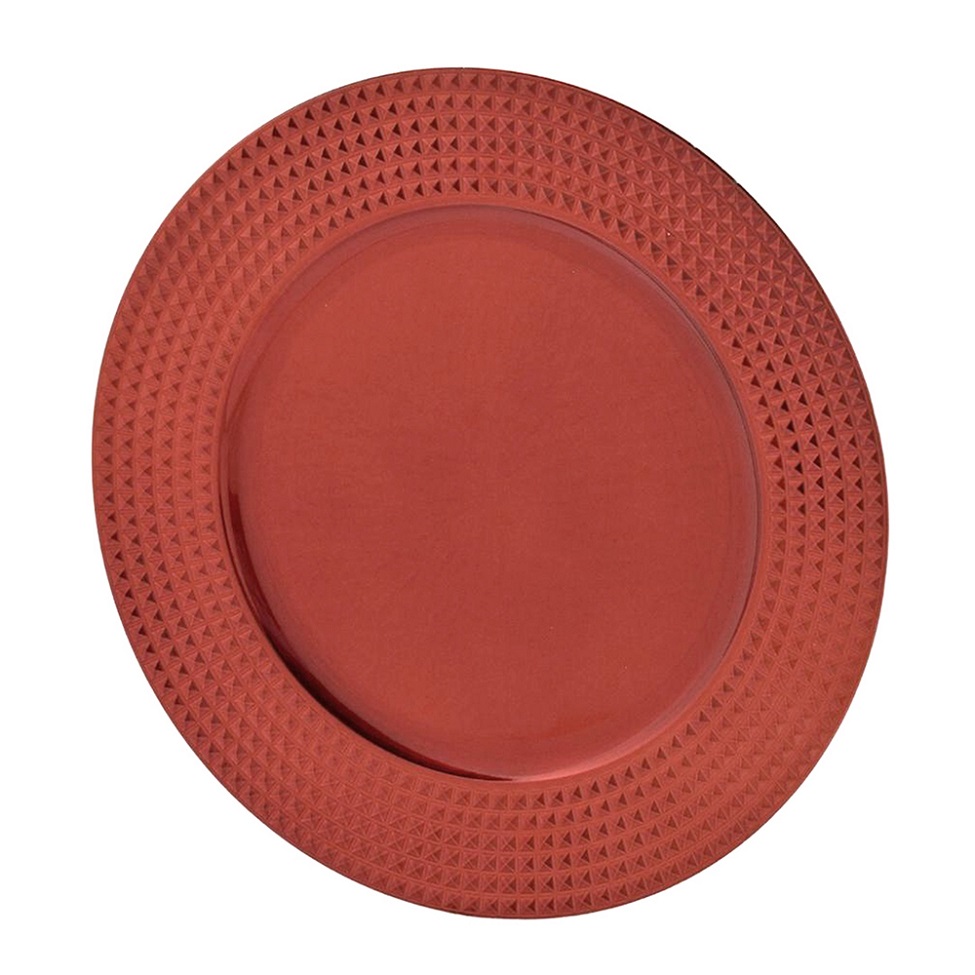 Sousplat Natalino II Vermelho