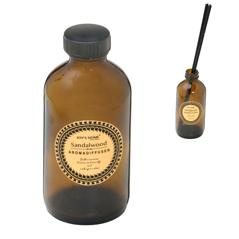 Difusor Aromático sem Essência Dourado e Marrom