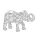 Escultura Decorativa Elefante Espressione Off White