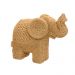 Escultura Decorativa Elefante III Espressione Marrom