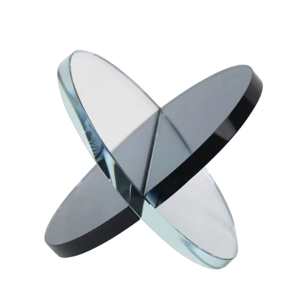 Escultura Decorativa Espressione Lentes Redondas Âmbar