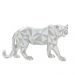 Escultura Decorativa Leopardo Espressione Off White