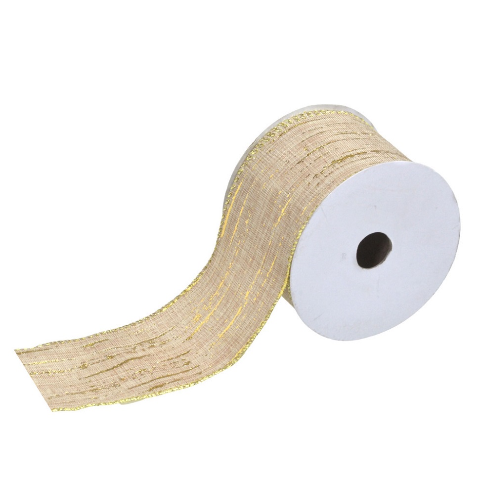 Fita Natalina Espressione Natural Dourada