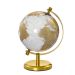 Globo Terrestre Decorativo Espressione Branco e Dourado