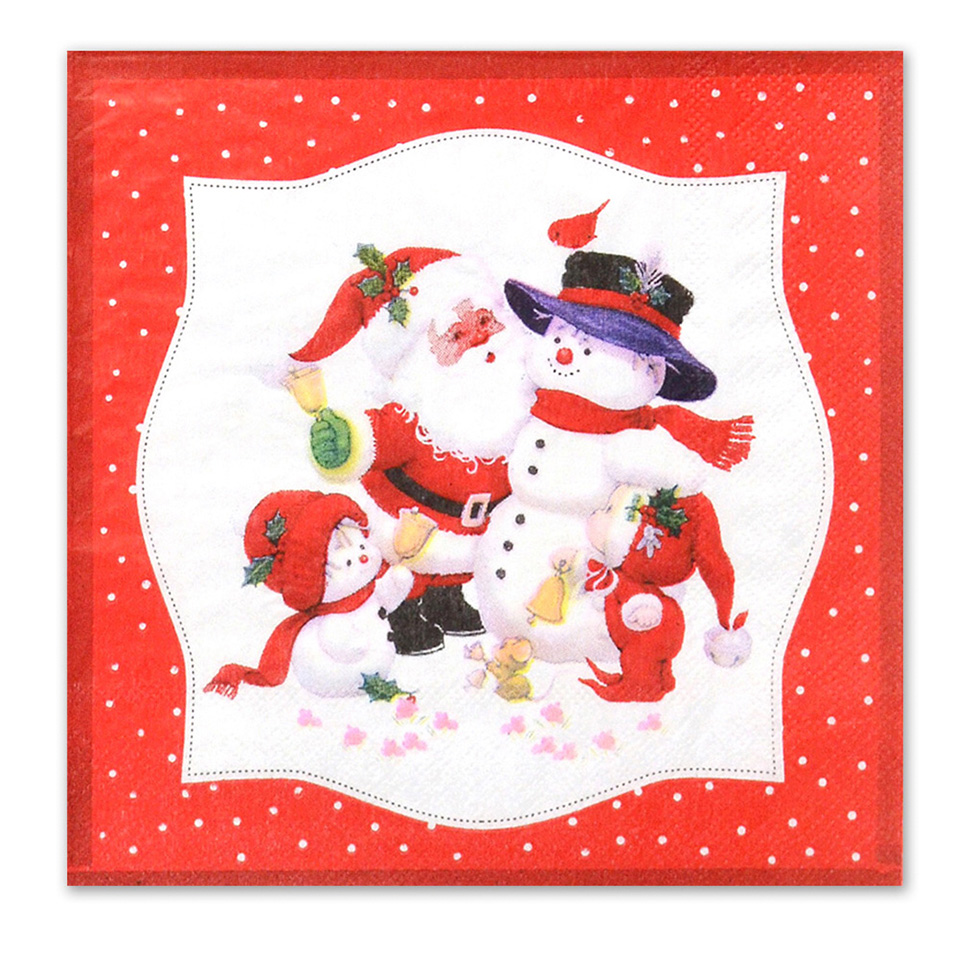 Guardanapo de Papel 20 Folhas Amigos Natal Colorido