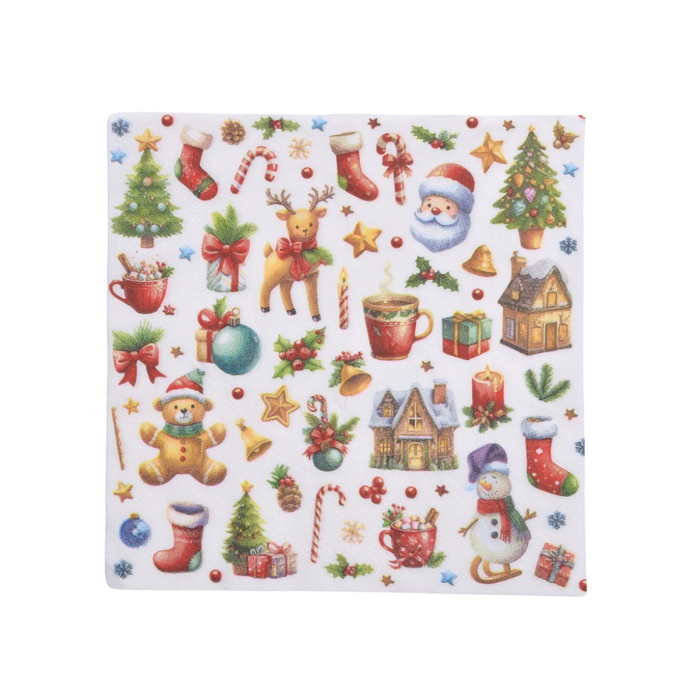 Guardanapo de Papel Natalino Espressione Estampadado