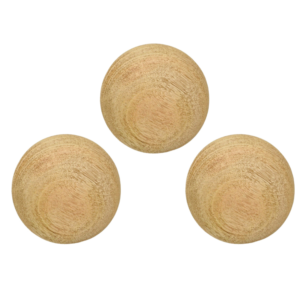 Kit com 3 Bolas Decorativas Espressione Marrom