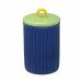 Potiche Decorativo Espressione Azul com Tampa Verde