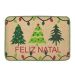 Tapete Feliz Natal Bege e Verde