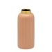 Vaso Decorativo Bottle III Dourado e Marrom