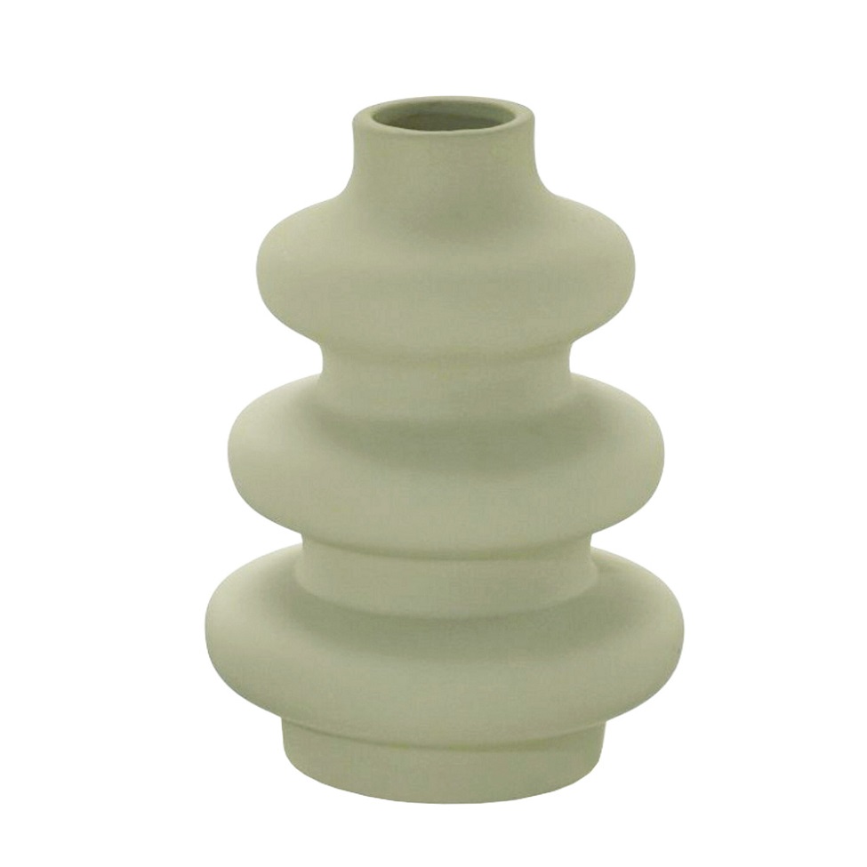 Vaso Decorativo Círculos I Verde