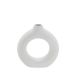 Vaso Decorativo Espressione Círculo Vazado Branco 13 cm