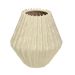 Vaso Decorativo Espressione Cilindo Creme 20 cm