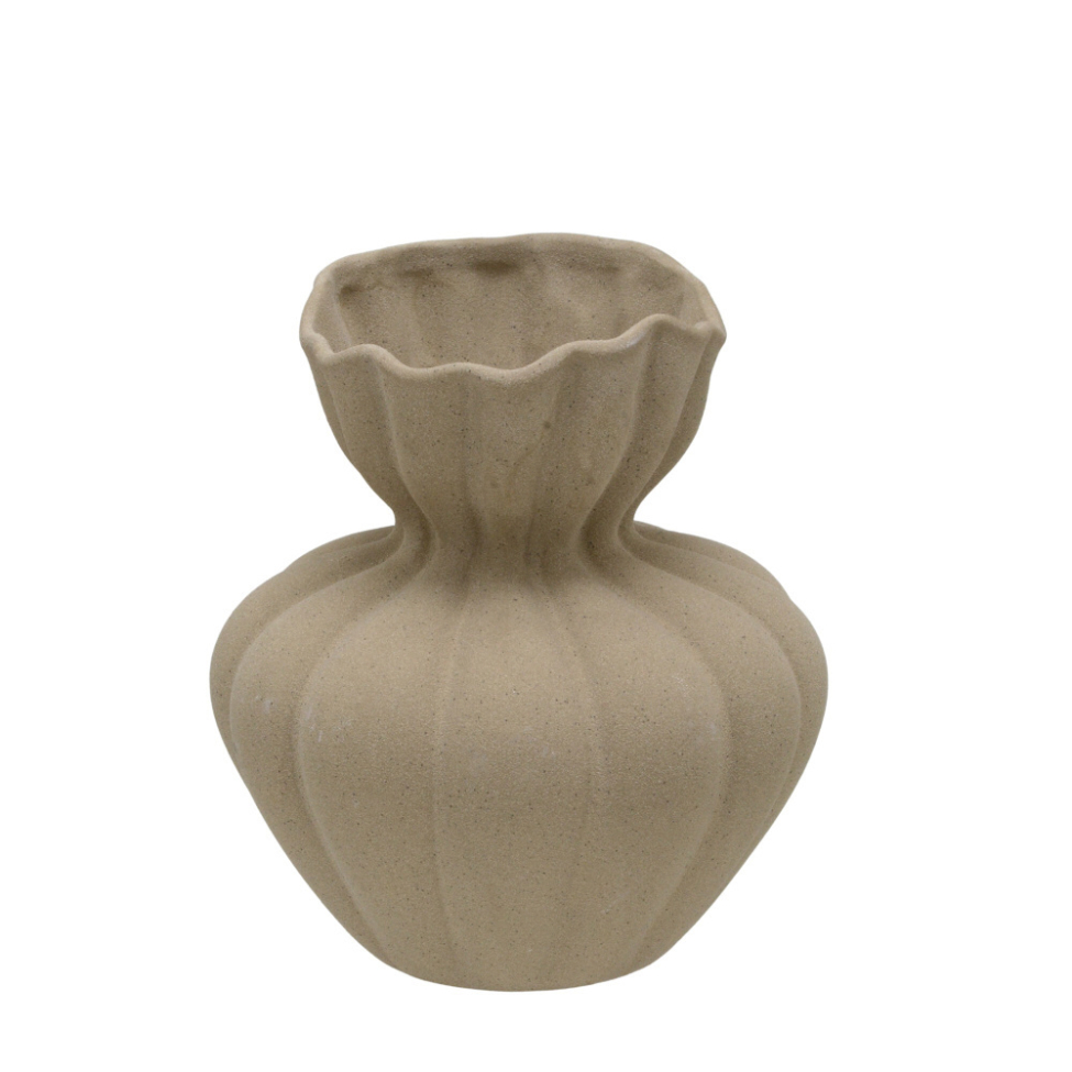 Vaso Decorativo Espressione Hércole Bege