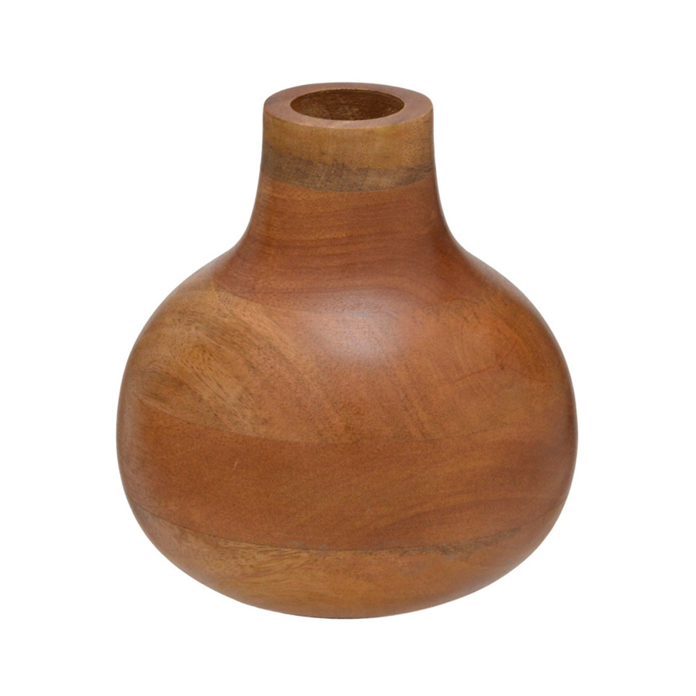 Vaso Decorativo Espressione Madeira 18 cm