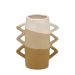 Vaso Decorativo Espressione Triple Bege e Marrom