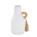 Vaso Decorativo Espressione com Sisal II Off White e Marrom