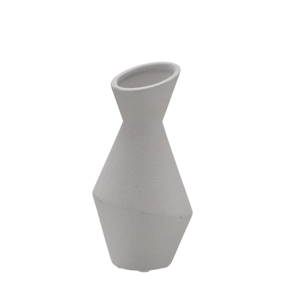 Vaso Decorativo Longo II Cinza