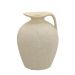 Vaso Decorativo em Cerâmica Espressione Creme