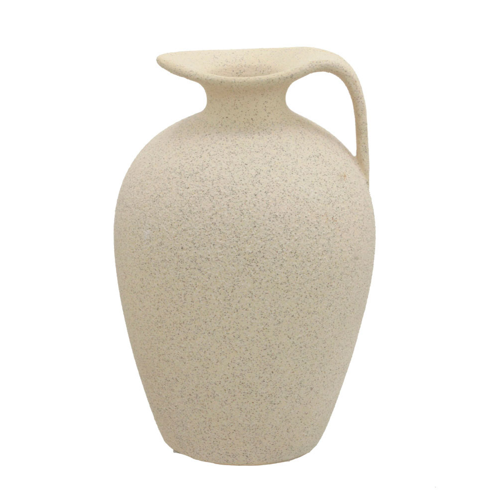 Vaso Decorativo em Cerâmica Espressione II Creme