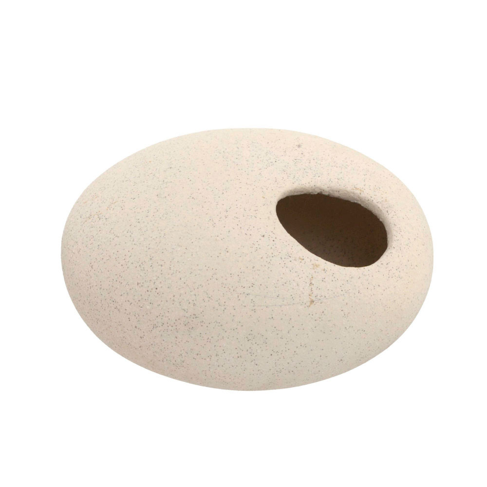 Vaso Decorativo em Cerâmica Espressione III Creme