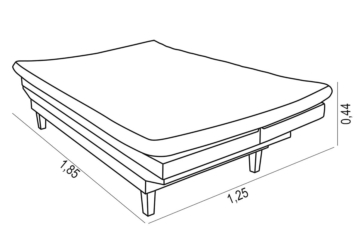 Kit Sofa Cama Caribe + 2 banquetas Rubi Courino Azul Turquesa Couro Sintetico Essencial Estofados