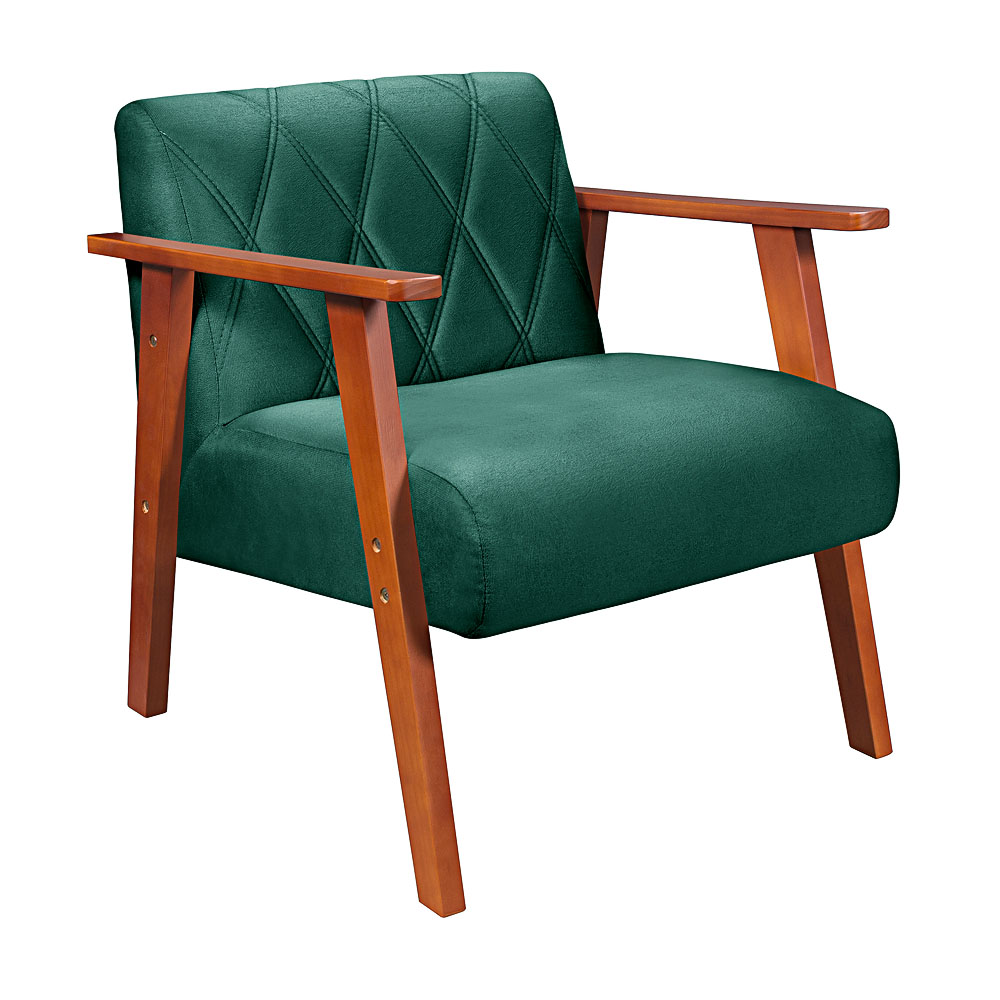 Poltrona Madri Super Resistente em Suede