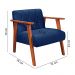 Poltrona Madri Super Resistente em Suede