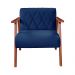 Poltrona Madri Super Resistente em Suede