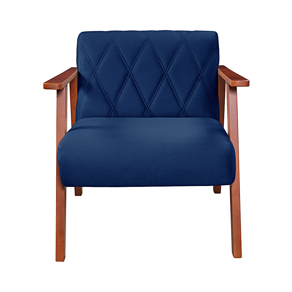 Poltrona Madri Super Resistente em Suede