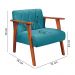 Poltrona Madri Super Resistente em Suede