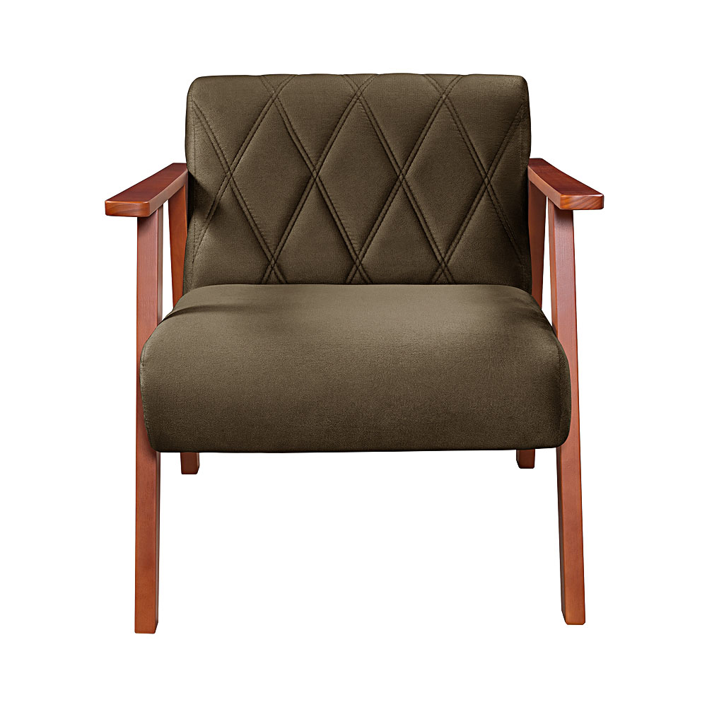 Poltrona Madri Super Resistente em Suede
