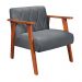 Poltrona Madri Super Resistente em Suede