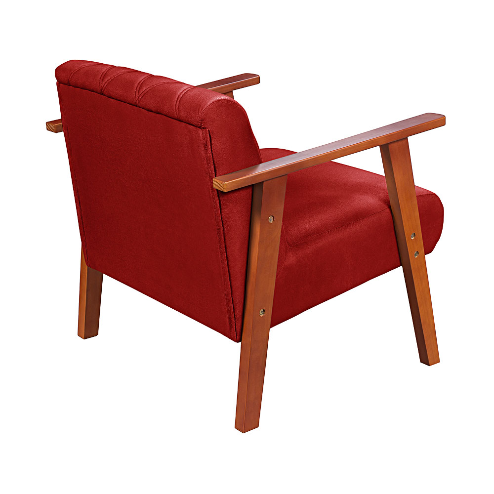 Poltrona Madri Super Resistente em Suede