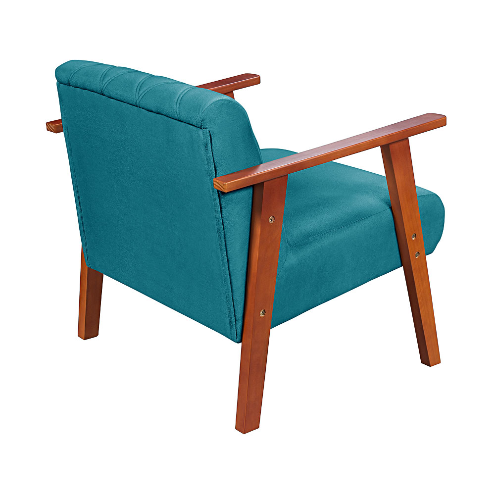 Poltrona Madri Super Resistente em Suede