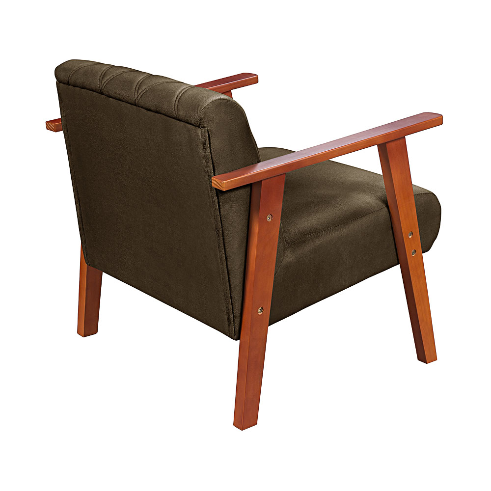 Poltrona Madri Super Resistente em Suede