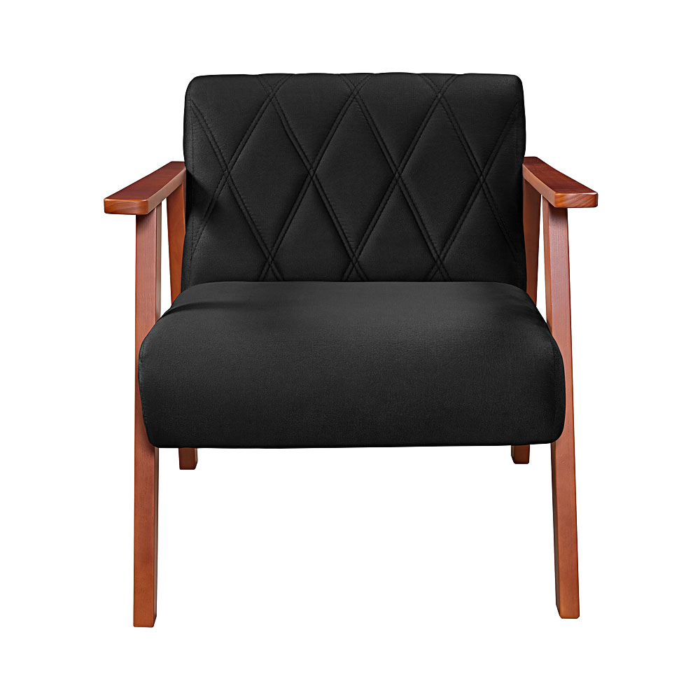 Poltrona Madri Super Resistente em Suede