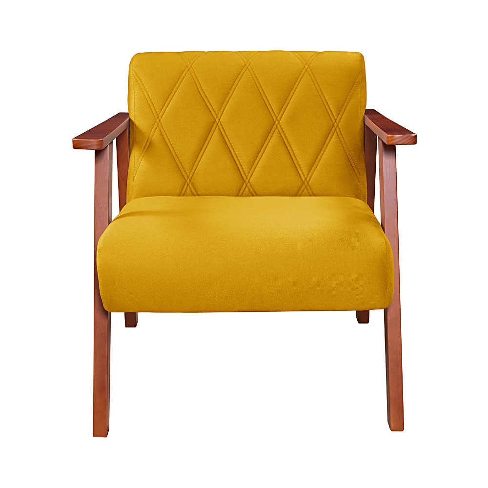 Poltrona Madri Super Resistente em Suede