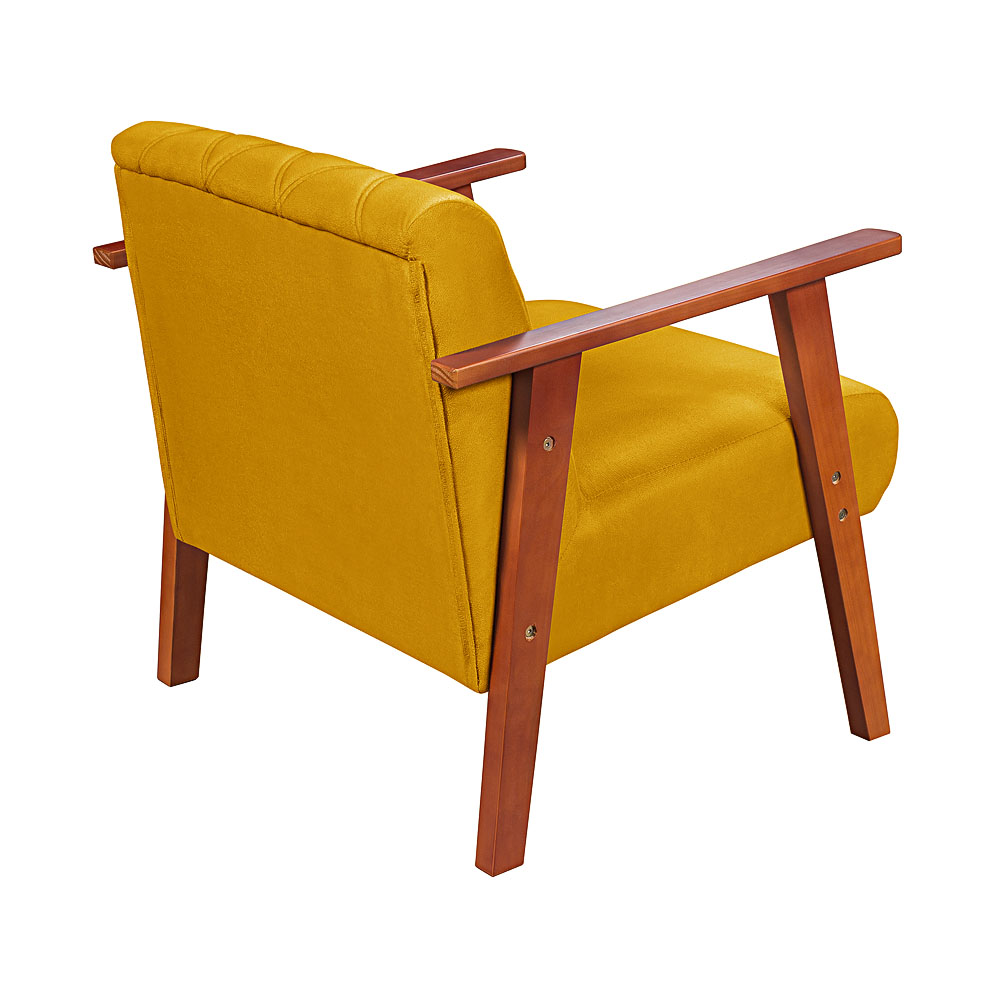 Poltrona Madri Super Resistente em Suede