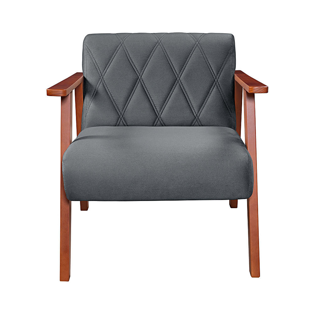 Poltrona Madri Super Resistente em Suede