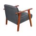 Poltrona Madri Super Resistente em Suede