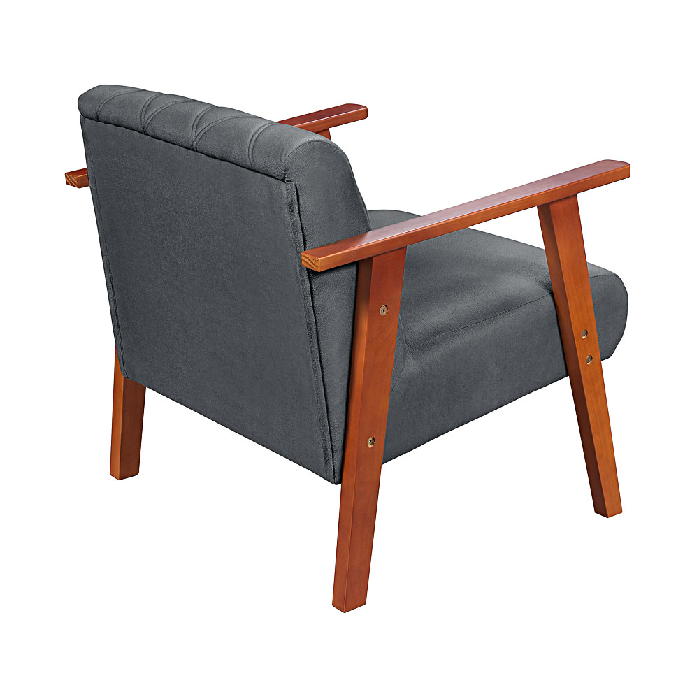 Poltrona Madri Super Resistente em Suede
