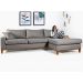 Sofá California 4 Lugares Living Chaise Linho Lado Esquerdo