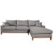 Sofá California 4 Lugares Living Chaise Linho Lado Esquerdo