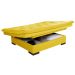 Sofá cama Bau reclinável 3 posições + 2 banquetas  em Suede